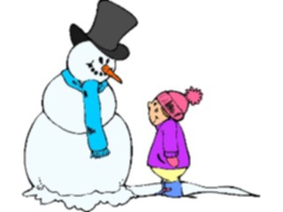 Sticker Custom Preview Image #072491 Holidays Christmas Winter Holiday Fun Snowman Boy1
