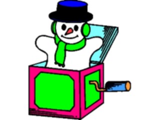 Sticker Custom Preview Image #072544 Holidays Christmas Winter Holiday Fun Snowmaninthe Box