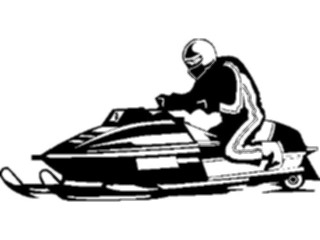 Sticker Custom Preview Image #072548 Holidays Christmas Winter Holiday Fun Snowmobiler1