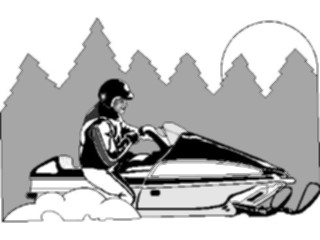 Sticker Custom Preview Image #072549 Holidays Christmas Winter Holiday Fun Snowmobiler2