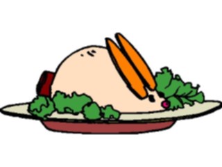 Sticker Custom Preview Image #072627 Holidays Easter Bunny Dinner