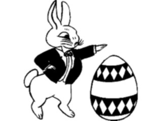 Sticker Custom Preview Image #072629 Holidays Easter Bunny Egg1