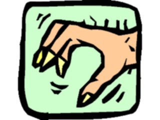 Sticker Custom Preview Image #073008 Holidays Halloween Beast Hand