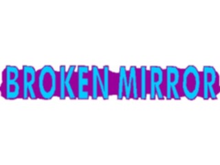 Sticker Custom Preview Image #073036 Holidays Halloween Broken Mirror Title