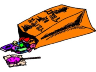 Sticker Custom Preview Image #073039 Holidays Halloween Candy Bag2