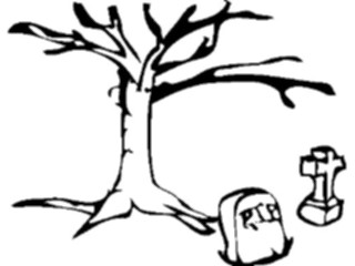 Sticker Custom Preview Image #073078 Holidays Halloween Cemetery01