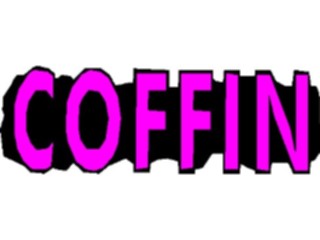 Sticker Custom Preview Image #073102 Holidays Halloween Coffin Title