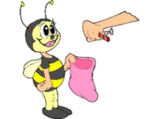 Sticker Custom Preview Image #073113 Holidays Halloween Costume Bee