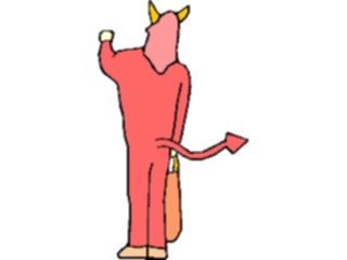 Sticker Custom Preview Image #073128 Holidays Halloween Costume Devil4