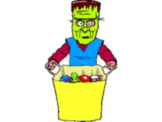 Sticker Custom Preview Image #073160 Holidays Halloween Costume Monster
