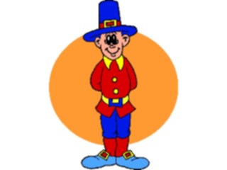 Sticker Custom Preview Image #073165 Holidays Halloween Costume Pilgrim