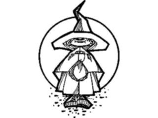 Sticker Custom Preview Image #073197 Holidays Halloween Costume Witch01