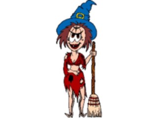 Sticker Custom Preview Image #073200 Holidays Halloween Costume Witch04