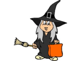 Sticker Custom Preview Image #073201 Holidays Halloween Costume Witch05