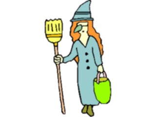 Sticker Custom Preview Image #073203 Holidays Halloween Costume Witch07
