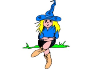 Sticker Custom Preview Image #073207 Holidays Halloween Costume Witch11