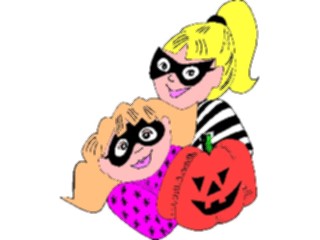 Sticker Custom Preview Image #073212 Holidays Halloween Costumed Kids3
