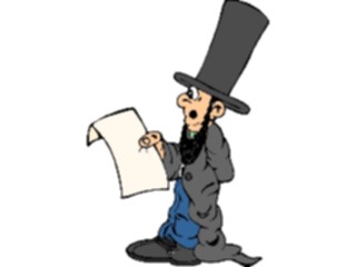 Sticker Custom Preview Image #073217 Holidays Halloween Costumes Abe Lincoln