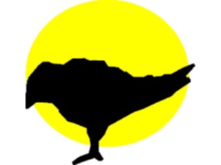 Sticker Custom Preview Image #073228 Holidays Halloween Crow2