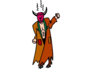 Sticker Custom Preview Image #073243 Holidays Halloween Devil Man