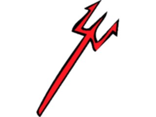 Sticker Custom Preview Image #073245 Holidays Halloween Devils Pitchfork1