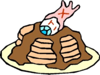 Sticker Custom Preview Image #073263 Holidays Halloween Eyeball Pancakes