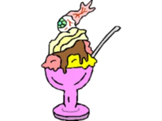 Sticker Custom Preview Image #073266 Holidays Halloween Eyeball Sundae