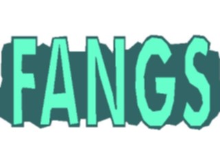 Sticker Custom Preview Image #073270 Holidays Halloween Fangs Title