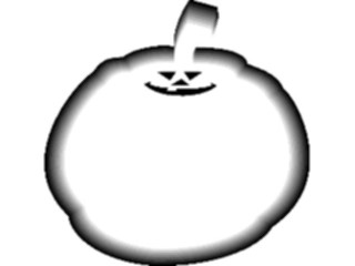 Sticker Custom Preview Image #073271 Holidays Halloween Fat Pumpkin Frame