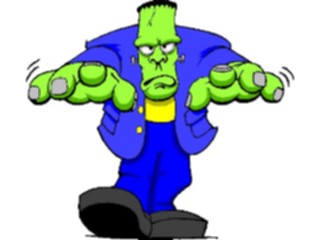 Sticker Custom Preview Image #073285 Holidays Halloween Frankenstein07