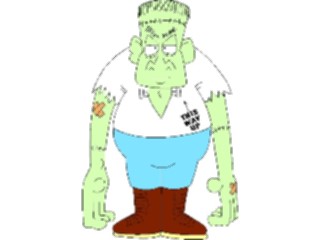 Sticker Custom Preview Image #073288 Holidays Halloween Frankenstein10