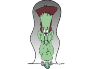 Sticker Custom Preview Image #073299 Holidays Halloween Frankenstein Face