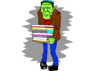 Sticker Custom Preview Image #073308 Holidays Halloween Frankenstein Student