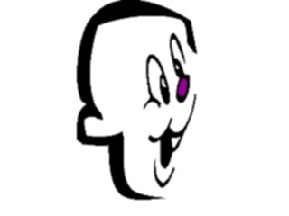 Sticker Custom Preview Image #073396 Holidays Halloween Ghost Face1