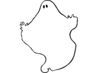 Sticker Custom Preview Image #073401 Holidays Halloween Ghost Frame3
