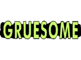 Sticker Custom Preview Image #073505 Holidays Halloween Gruesome Title