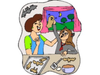 Sticker Custom Preview Image #073511 Holidays Halloween Halloween Cookies