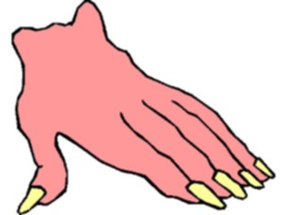 Sticker Custom Preview Image #073520 Holidays Halloween Hand2