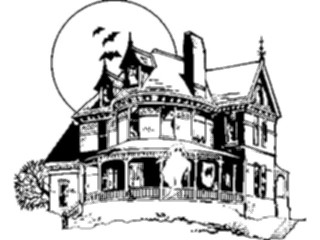 Sticker Custom Preview Image #073560 Holidays Halloween Haunted House03
