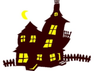 Sticker Custom Preview Image #073564 Holidays Halloween Haunted House07
