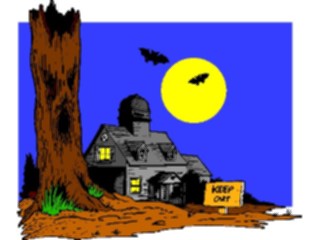 Sticker Custom Preview Image #073568 Holidays Halloween Haunted House11