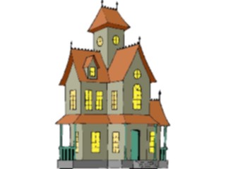 Sticker Custom Preview Image #073571 Holidays Halloween Haunted House14