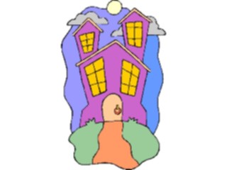 Sticker Custom Preview Image #073572 Holidays Halloween Haunted House15