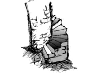 Sticker Custom Preview Image #073576 Holidays Halloween Haunted Stairs