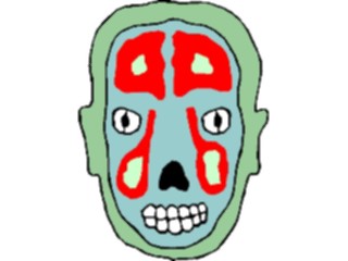 Sticker Custom Preview Image #073587 Holidays Halloween Head10