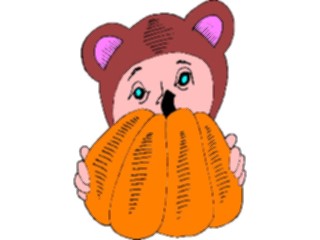 Sticker Custom Preview Image #073606 Holidays Halloween Kid Pumpkin