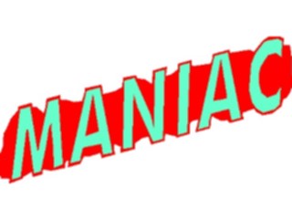 Sticker Custom Preview Image #073614 Holidays Halloween Maniac Title