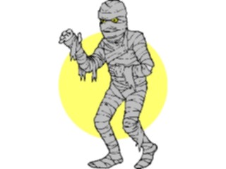 Sticker Custom Preview Image #073640 Holidays Halloween Mummy6