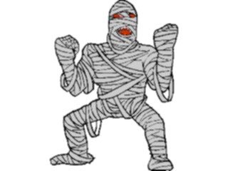 Sticker Custom Preview Image #073642 Holidays Halloween Mummy8