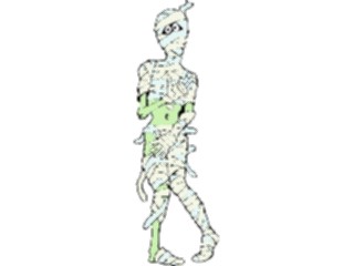 Sticker Custom Preview Image #073646 Holidays Halloween Mummy Unwrapping